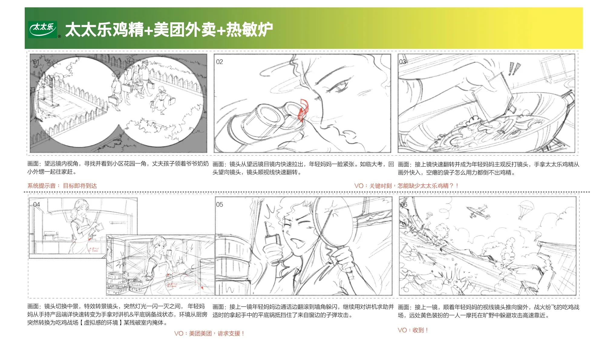 太太乐TVC分镜1